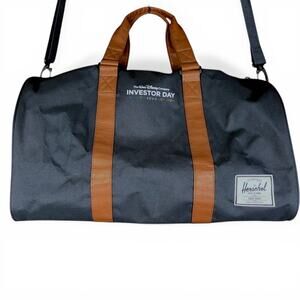Herschel Supply Co. Large Blue Duffle Bag with Shoe Storage Disney Investor Day